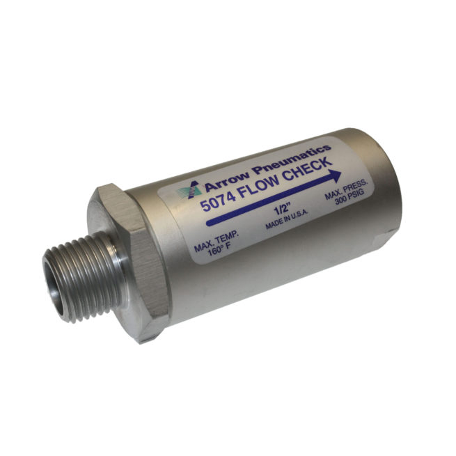 5074 Half Inch Maile Air Flow Check Valve | Texas Pneumatic Tools, Inc.