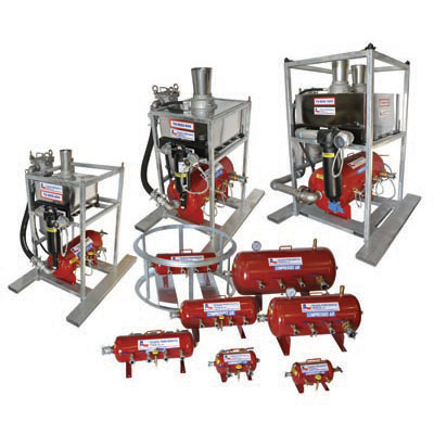 Manifolds, Moisture Separator Systems, Air Receiver Tanks, & Portable F-R-L Systems