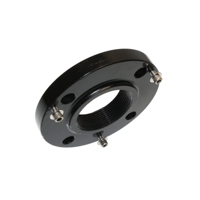 AM52 Three Inch Flange PlateTop View of Air Manifold with 2.5 Gallon, ASME Tank and Industrial Quick Connect Fittings | Texas Pneumatic Tools, Inc.