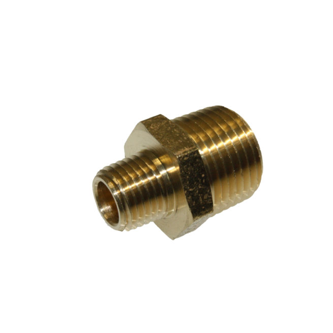 AMIS12 Brass Reducing Nipple | Texas Pneumatic Tools, Inc.