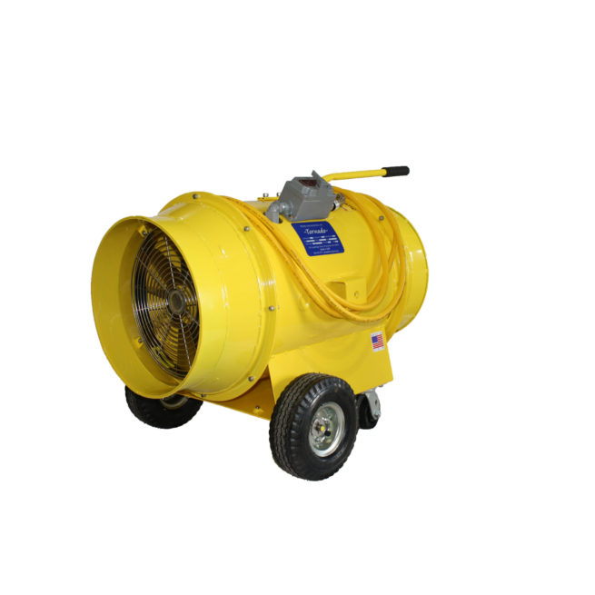 TB-16-EXP 16 Inch Tornado Blower with Explosion Proof Motor | Texas Pneumatic Tools, Inc.