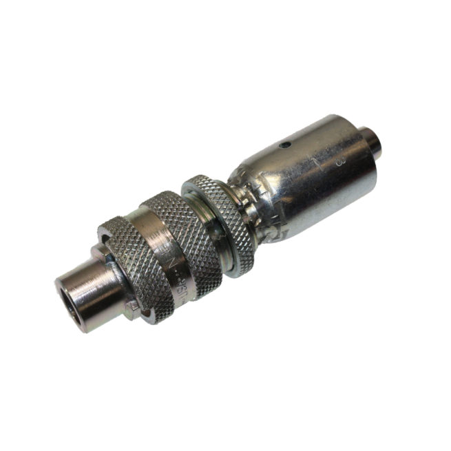 QM33WF Dix-Lock Coupling, Male Locking Head x Hose Barb w/ Steel Ferrule | Texas Pneumatic Tools, Inc.