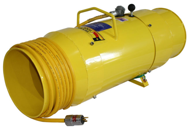 TB-12-EXP 12 Inch Tornado Blower with Explosion Proof Motor | Texas Pneumatic Tools, Inc.