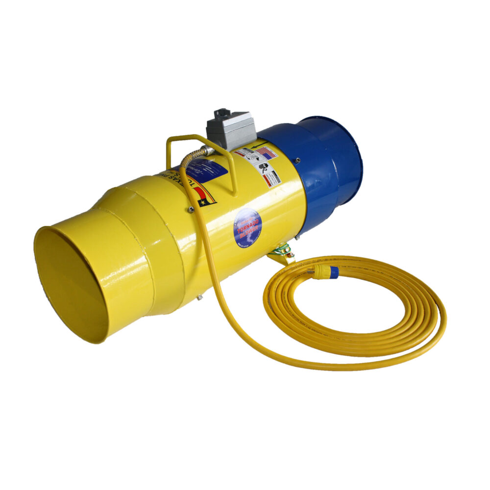 TB-12-TEFC 12 Inch Tornado Blower with TEFC Motor | Texas Pneumatic Tools, Inc.