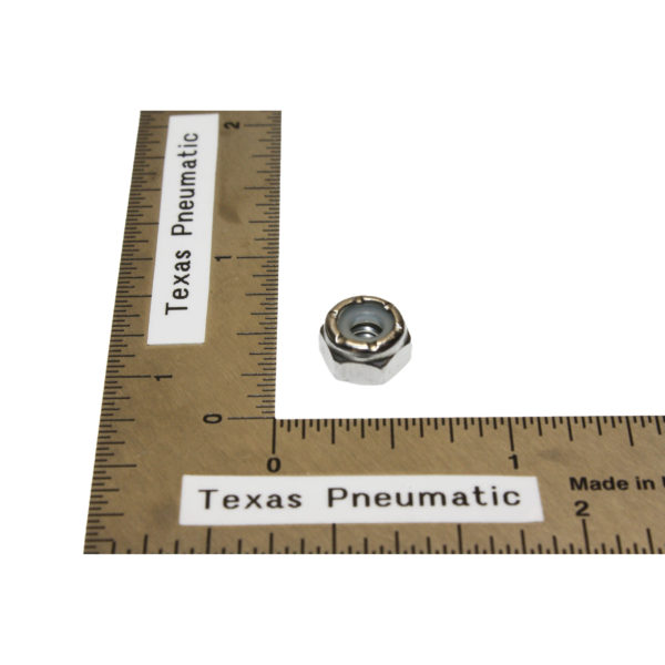 TX-DCS-41 #10-24 Stainless Nyloc Nut Replacement Part for Dust Collection System | Texas Pneumatic Tools, Inc.