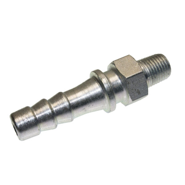 TX-00406 Hose End with 1/4 inch MPT x 1/2 inch Hose Barb | Texas Pneumatic Tools, Inc.