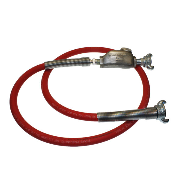 TX-0HW Hose Whip Assembly with Crow Foot Hose End | Texas Pneumatic Tools, Inc.