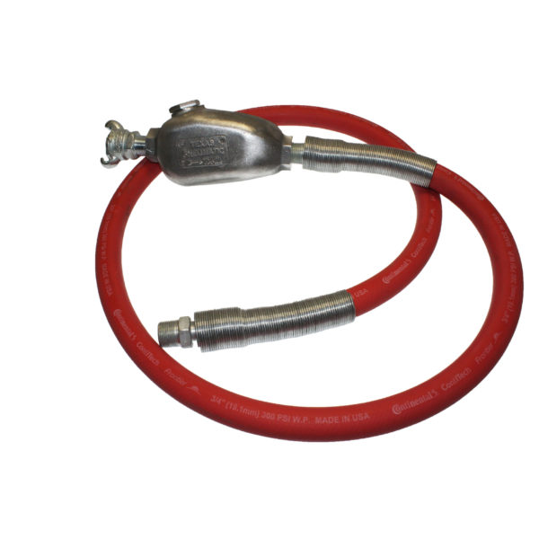 TX-12HW-CF Hose Whip Assembly with Constant Feed and MPT Hose End | Texas Pneumatic Tools, Inc.