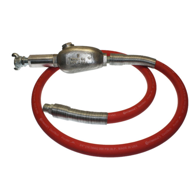 TX-12HW-F Hose Whip Assembly with MPT Hose End | Texas Pneumatic Tools, Inc.