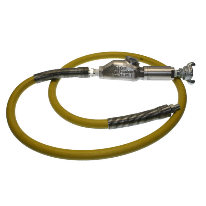 TX-1HHW-F Hercules Hose Whip Assembly with MPT Hose End | Texas Pneumatic Tools, Inc.