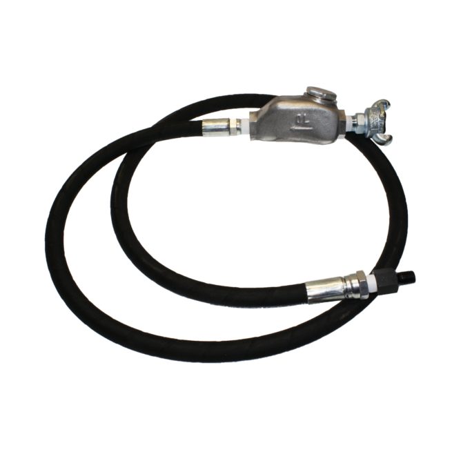 TX-1HW-HYD Hydraulic Hose Whip Assembly with MPT Hose End | Texas Pneumatic Tools, Inc.