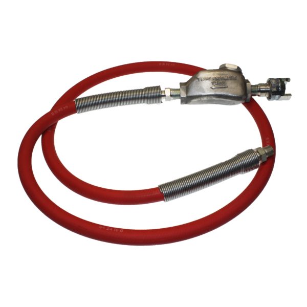 TX-2HW-DLC Hose Whip Assembly with Dual Lock Coupling on MPT Hose End | Texas Pneumatic Tools, Inc.