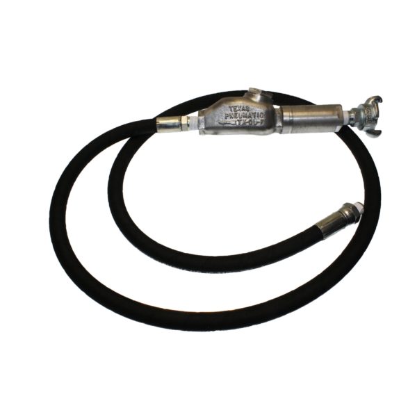 TX-2HW-F-HYD Hydraulic Hose Whip Assembly with MPT Straight Swivel | Texas Pneumatic Tools, Inc.