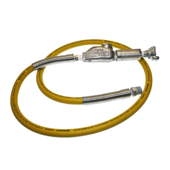 TX-3HHW-F-3/4 Hercules Hose Whip Assembly with MPT Hose End | Texas Pneumatic Tools, Inc.