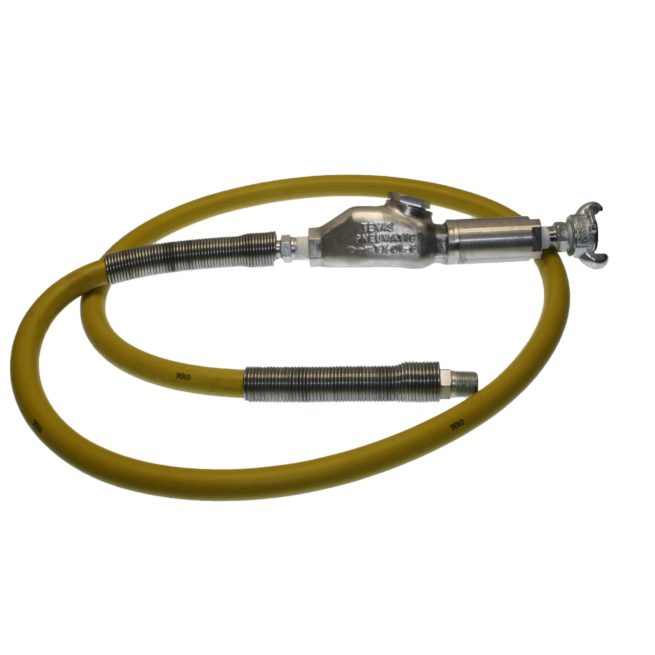 TX-3HHW-F Hercules Hose Whip Assembly with MPT Hose End | Texas Pneumatic Tools, Inc.