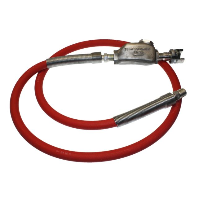 TX-3HW-DLC Hose Whip Assembly with Dual Lock Coupling on MPT Hose End | Texas Pneumatic Tools, Inc.
