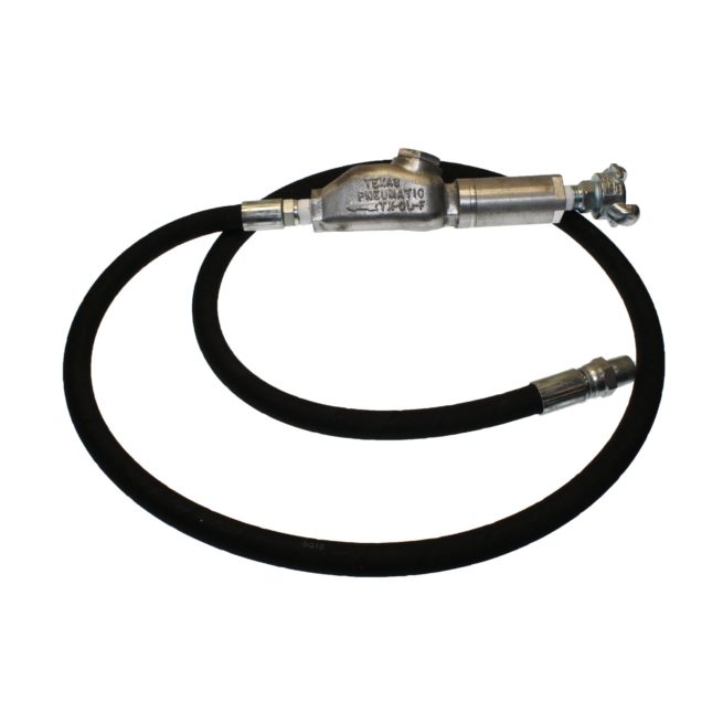 TX-3HW-F-HYD Hydraulic Hose Whip Assembly with Straight MPT Swivel | Texas Pneumatic Tools, Inc.
