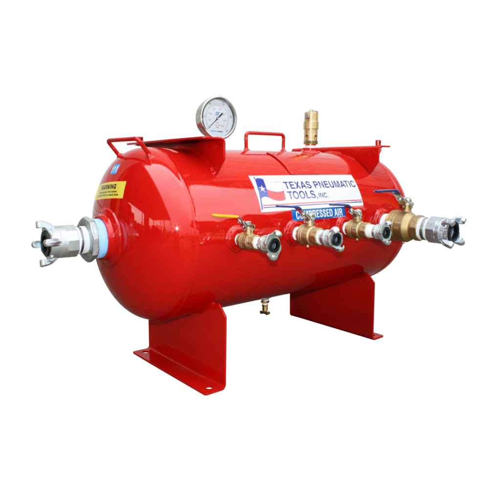 TX-5AMF Sixty Gallon ASME Air Manifold | Texas Pneumatic Tools, Inc.