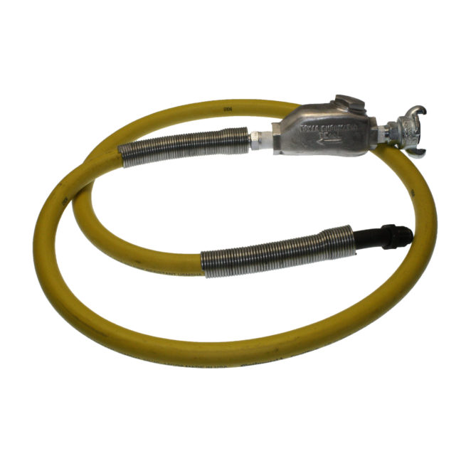 TX-4HHW Hercules Hose Whip Assembly with 24 Thread Bent Swivel | Texas Pneumatic Tools, Inc.