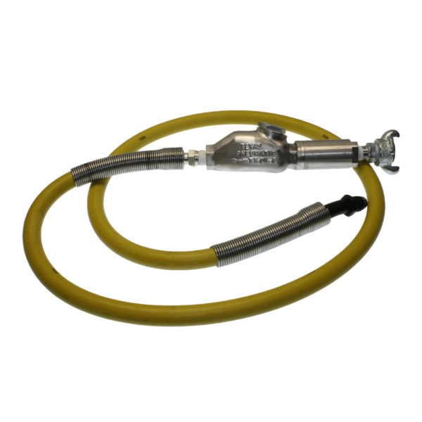 TX-4HHW-F-1/2 Hercules Hose Whip Assembly with MPT Bent Hose Swivel | Texas Pneumatic Tools, Inc.