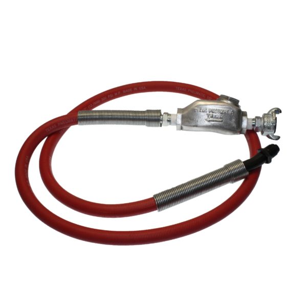 TX-4HW-1/2 Hose Whip Assembly with MPT Bent Swivel | Texas Pneumatic Tools, Inc.