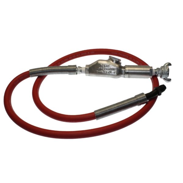 TX-4HW-F-1/2 Hose Whip Assembly with MPT Bent Swivel | Texas Pneumatic Tools, Inc.