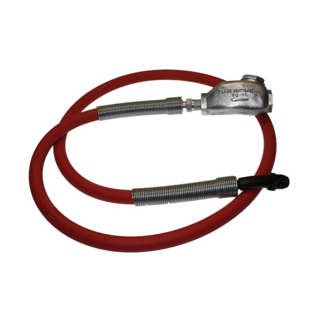 TX-4HW-LCF Hose Whip Assembly with Thread Bent Swivel, Less Crow Foot Fitting | Texas Pneumatic Tools, Inc.