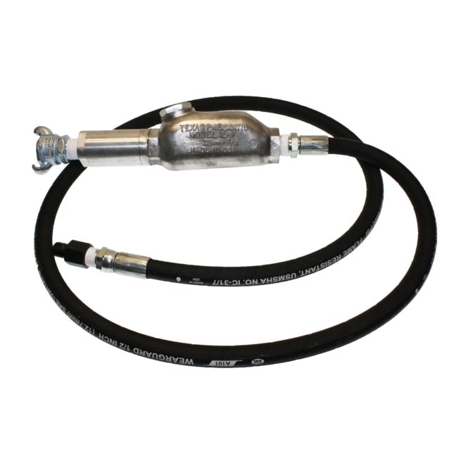 TX-5HW-F-HYD Hydraulic Hose Whip Assembly with Straight MPT Swivel | Texas Pneumatic Tools, Inc.
