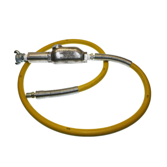 TX-6HHW-F Hercules Hose Whip Assembly with MPT Hose End | Texas Pneumatic Tools, Inc.