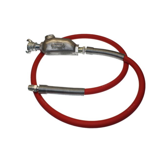 TX-6HW Hose Whip Assembly with MPT Hose End | Texas Pneumatic Tools, Inc.