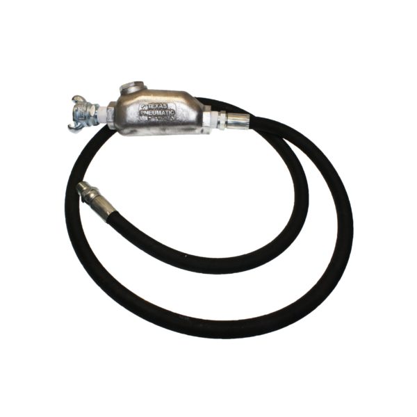 TX-6HW-HYD Hydraulic Hose Whip Assembly with Straight MPT Swivel | Texas Pneumatic Tools, Inc.