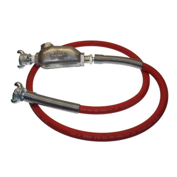 TX-9HW Hose Whip Assembly and Crow Foot Hose End | Texas Pneumatic Tools, Inc.