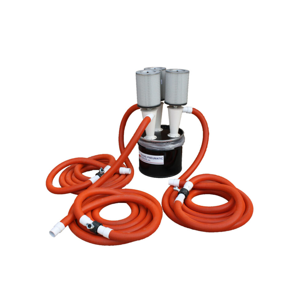 TX-DCS-MU3 3 Way Dust Collection System | Texas Pneumatic Tools, Inc.
