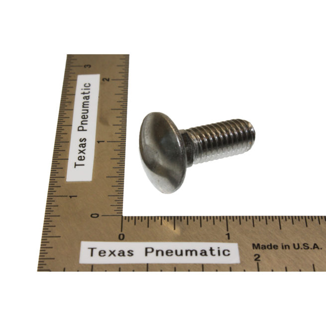 TX-DCS-36 3/8"-16 X 1" Stainless Carrage Bolt Replacement Part for Dust Collection System | Texas Pneumatic Tools, Inc.