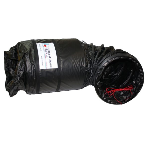 TX-SAC-N-GO-16-C Sixteen Inches Electrically Conductive Ducting with Attached Storage Bag | Texas Pneumatic Tools, Inc.