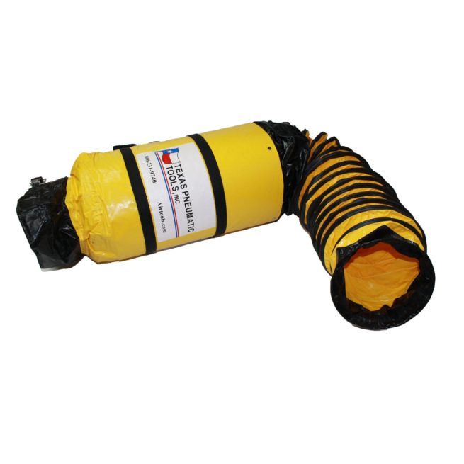 TX-SAC-N-GO-8 8 Inch Ducting with Attached Storage Bag | Texas Pneumatic Tools, Inc.