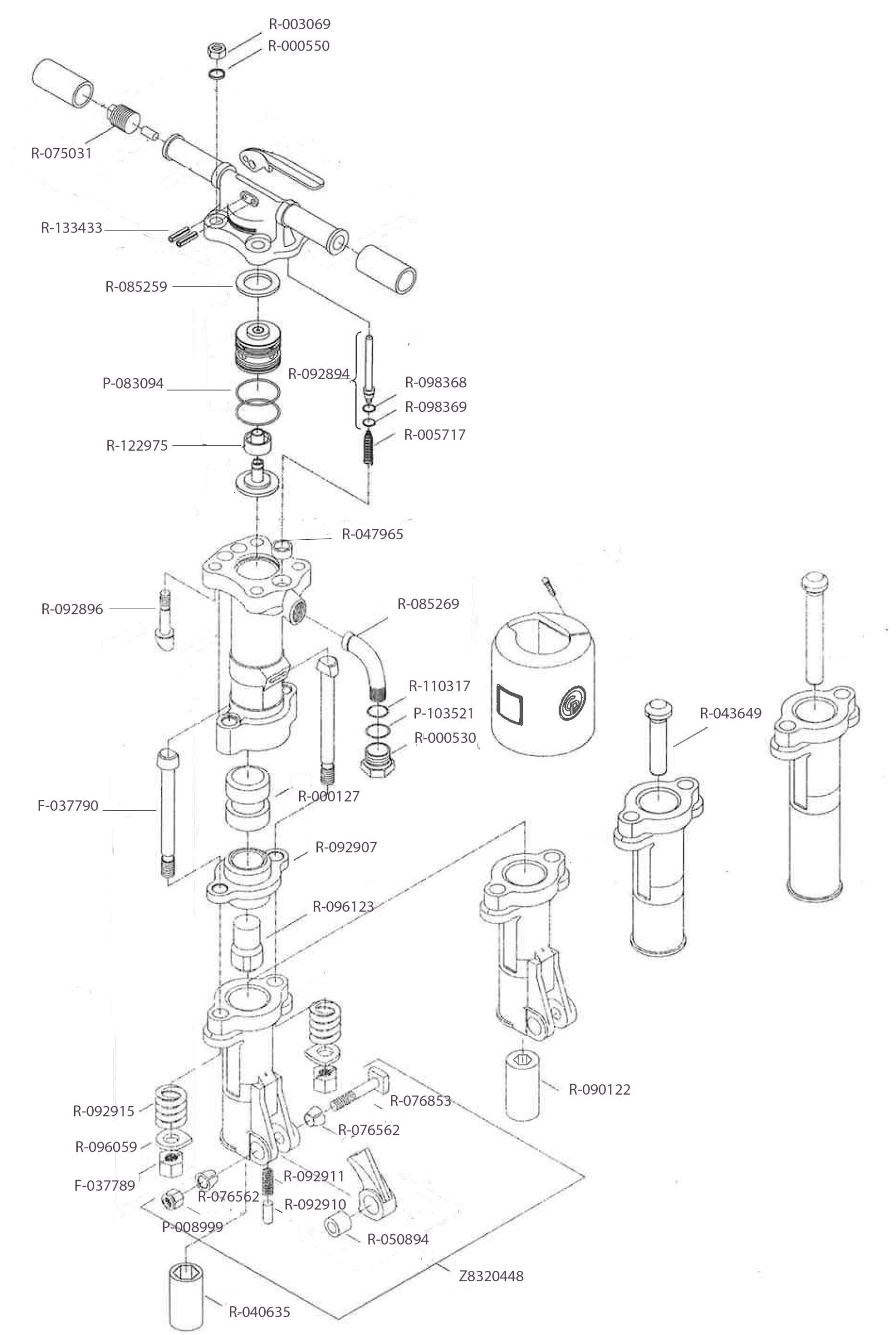CP 1240 Chicago Pneumatic Texas Pneumatic Tools Inc