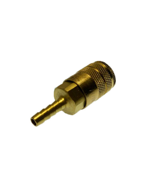 TX-2CS2-B 1/4 inch Socket x 1/4 inch Hose Barb (Brass) | Texas Pneumatic Tools, Inc.
