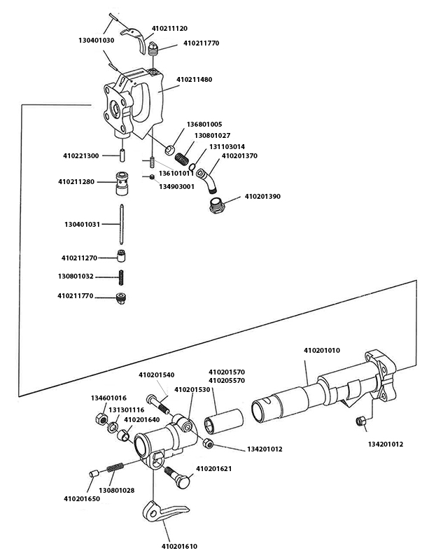 Model TCD-30 Schematic & Replacement Parts for Tamco/TOKU - Model TCD-30 - Clay Digger